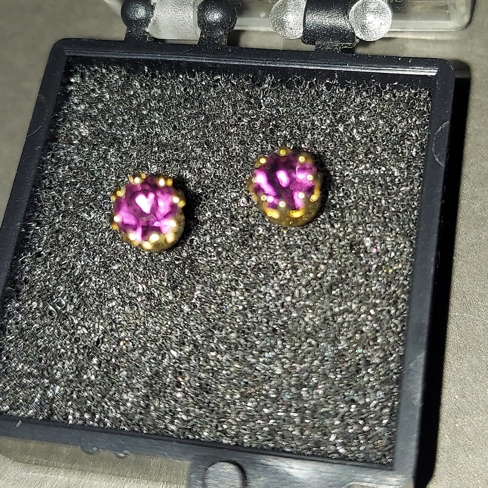 Simply whispers January birthstone earings